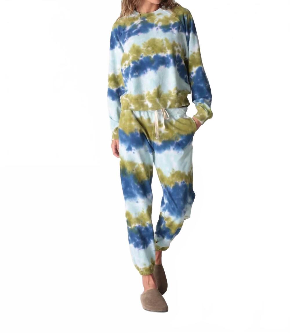 NEW ELECTRIC & ROSE ronan pullover sweatshirt in midnight reef